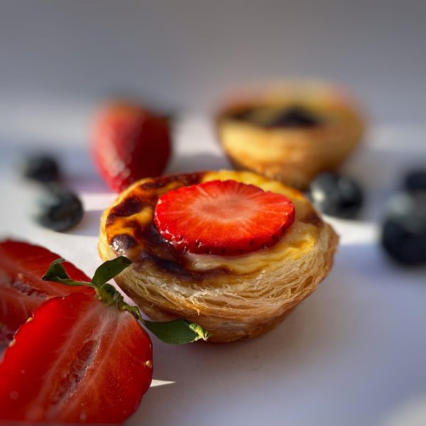 Pastéis de nata fraise