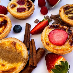 6 Pastéis de nata avec 6 saveurs au choix